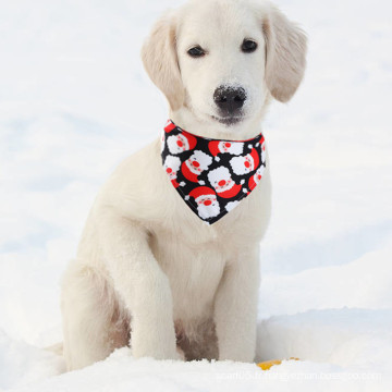 Serviette de salive en coton Triangle réglable Bandana pour chien